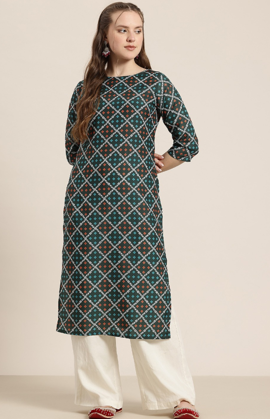 Geometric Printed Kurta