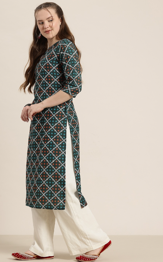 Geometric Printed Kurta