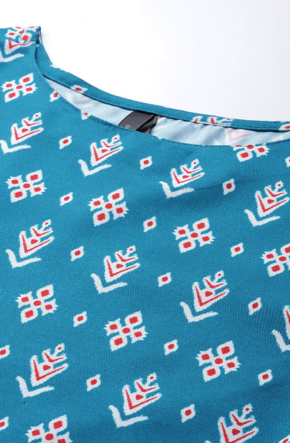 Printed Straight Kurta