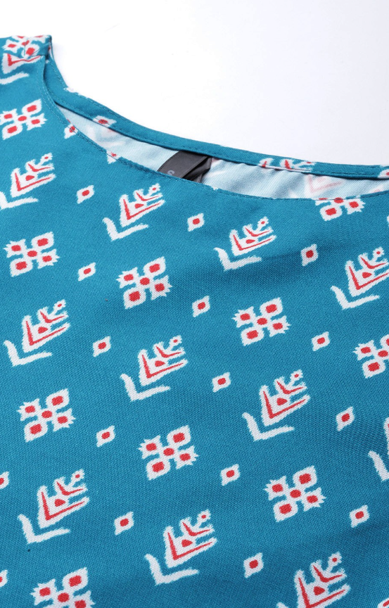 Printed Straight Kurta