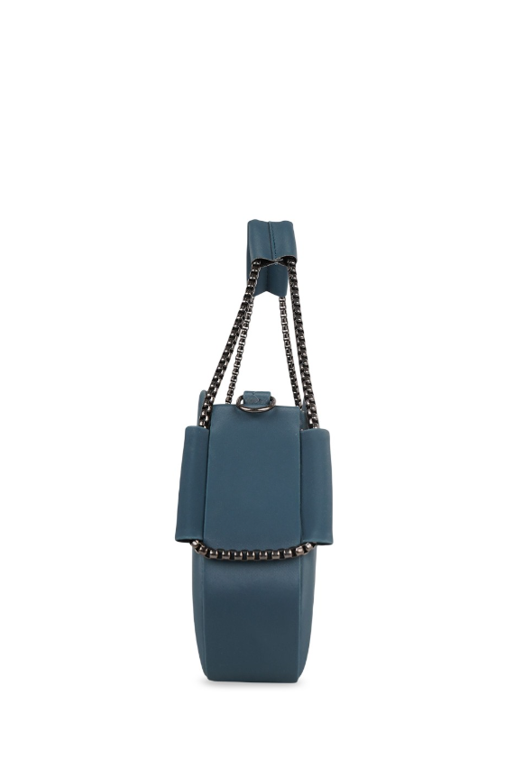 Women Structured Solid Sling Bag