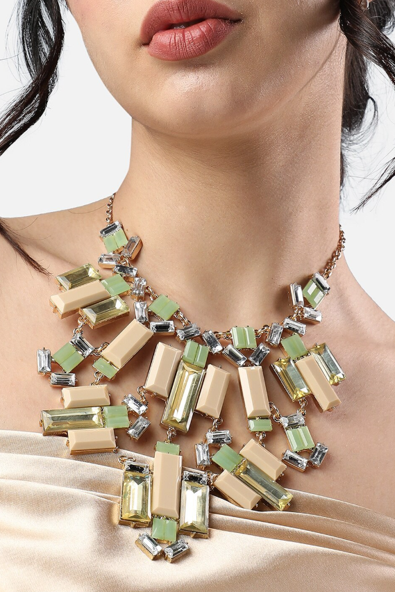 Gold-Plated Statement Necklace