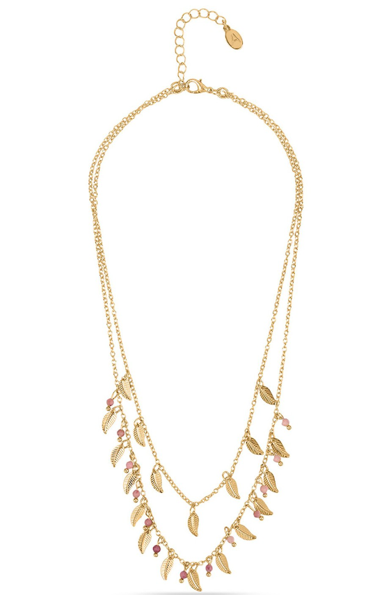Layered Leaf Necklace